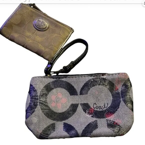 Coach Bundle Set of 3 Wallets, Coin case and Key/coin case - Picture 9 of 10